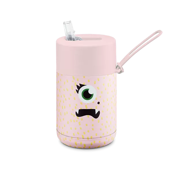 Franksters Frank Green Ceramic reusable cup, 295 мл (10oz), светло-розовый с рисунком