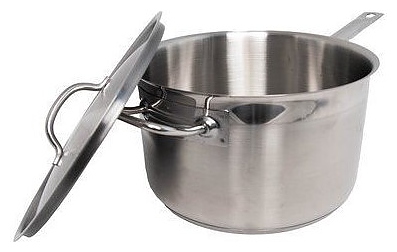 Сотейник с крышкой (d240, h140, 6,3л) с двумя ручками EKSI