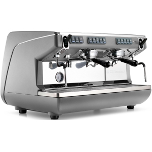 Кофемашина рожковая автоматическая Nuova Simonelli Appia LIFE 2gr V 220V metallic grey+high groups+economizer