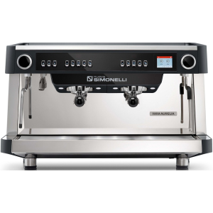 Кофемашина рожковая автоматическая Nuova Simonelli NUOVA AURELIA VOL XT 2Gr 220V black+PID+high groups+LED+ Group Display+Double wall steam wand