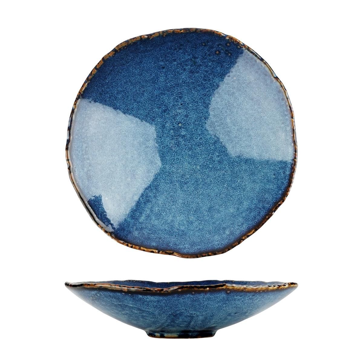 Салатник P.L. Aqua Blue d=21,5см, h=5 см, 620 мл.фарфор