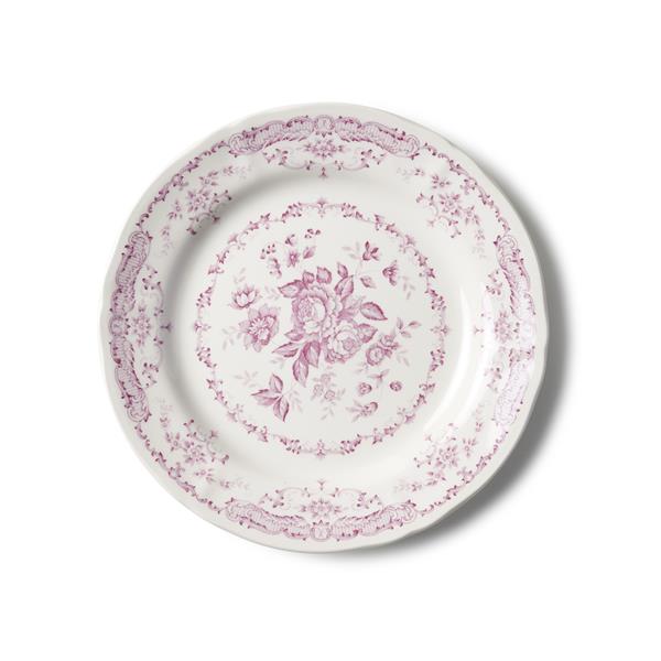 Тарелка мелкая Bitossi Rose 26 см, цвет декора розовый