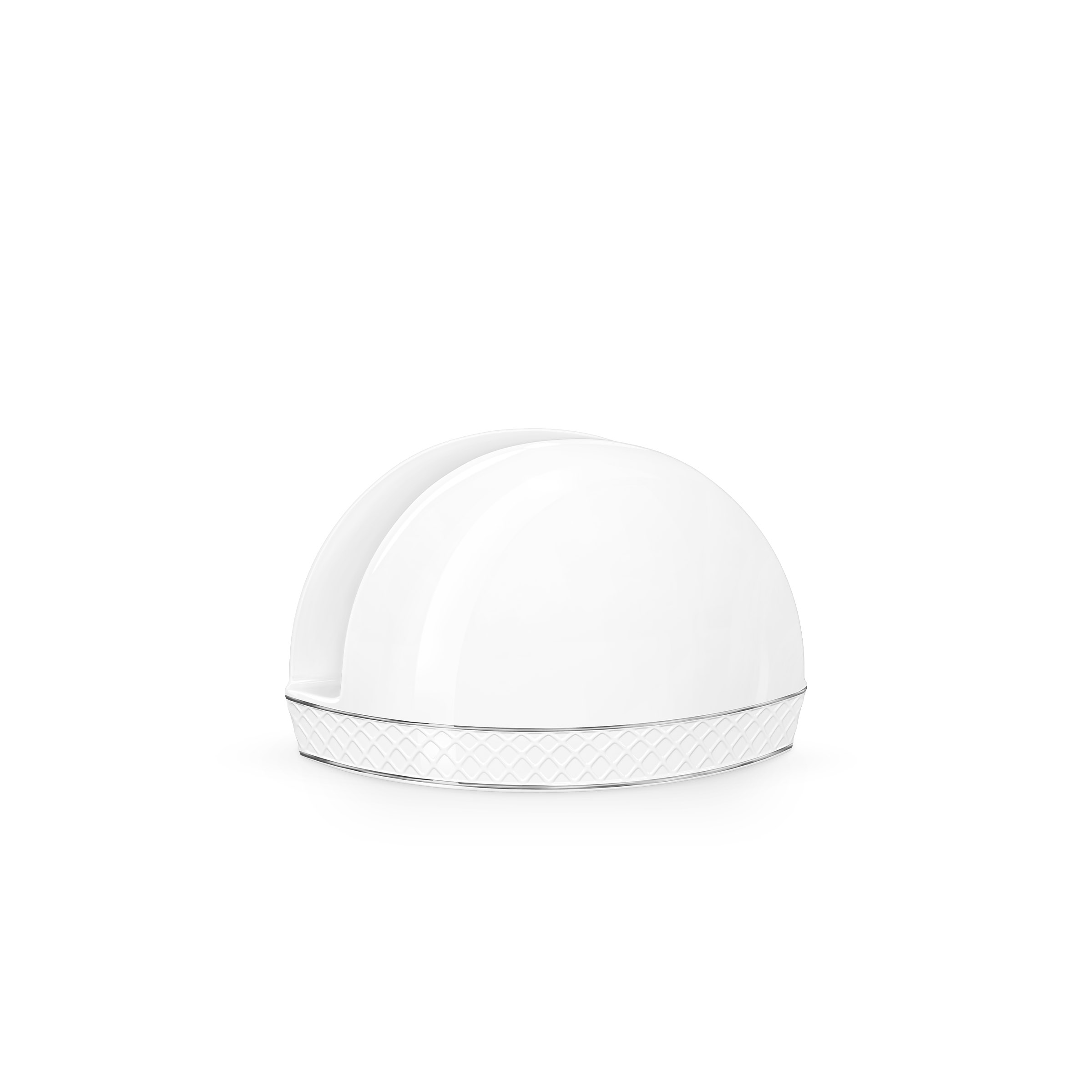 Салфетница 12х7,5 см с платиной WILMAX Diamond WL-880103901/A