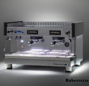 Кофемашина автомат ROBUSTEZZA AL2E/ черная высокая группа мультифазная