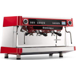 Кофемашина рожковая автоматическая Nuova Simonelli NUOVA AURELIA VOL XT 2Gr 220V red+PID+high groups+LED+ Group Display+Double wall steam wand 