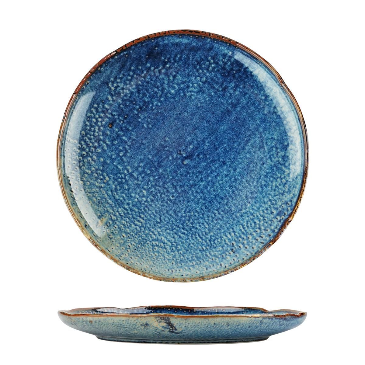 Тарелка P.L. Aqua Blue d=28 см, h=3.3 см, фарфор