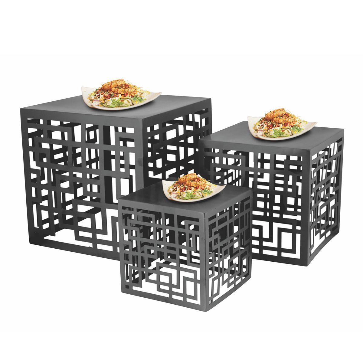 Подставка для выкладки P.L.-Hotelware 16*16*16 см, нержавеющая сталь