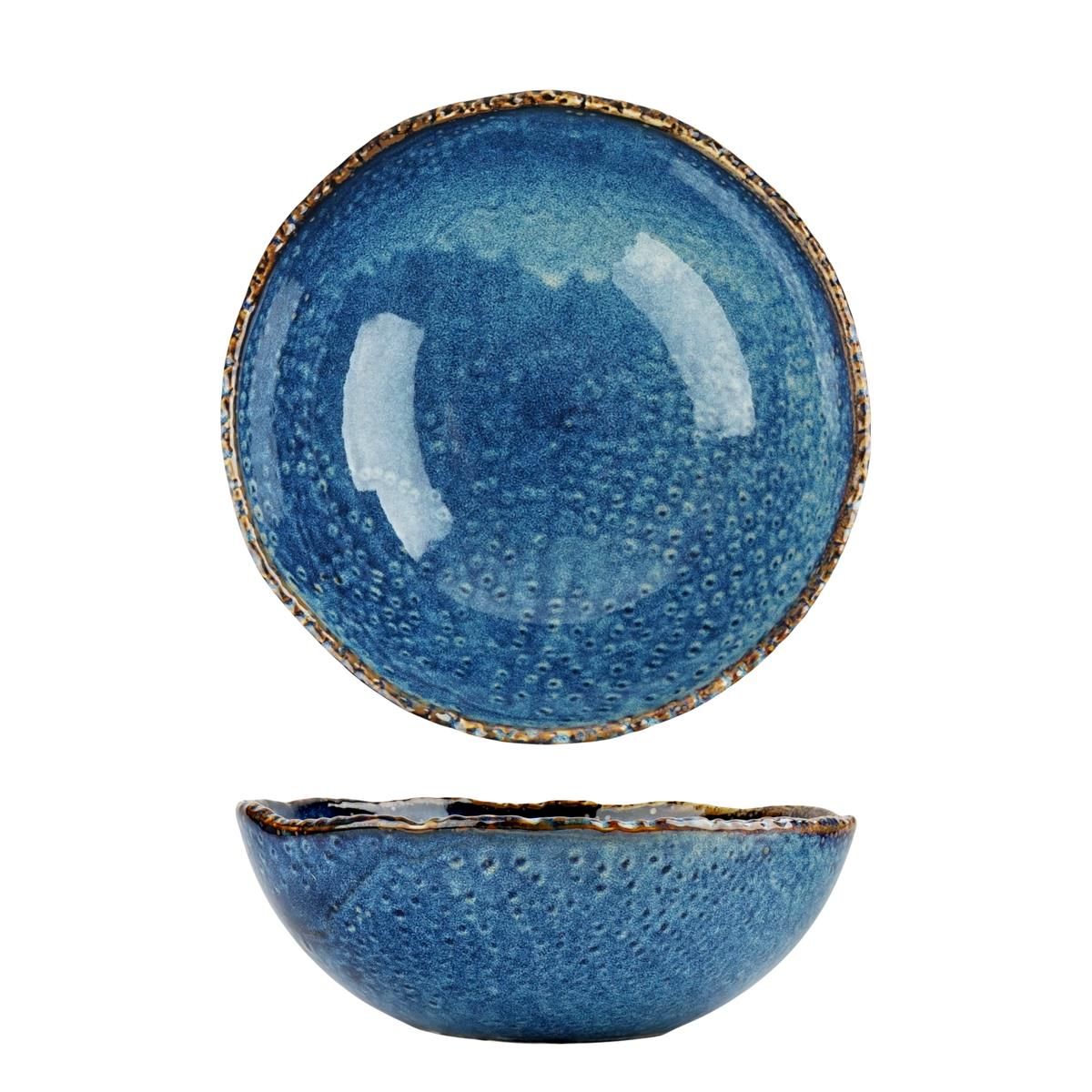 Салатник P.L. Aqua Blue d=21 см, h=7.6 см, 1.3 л, фарфор