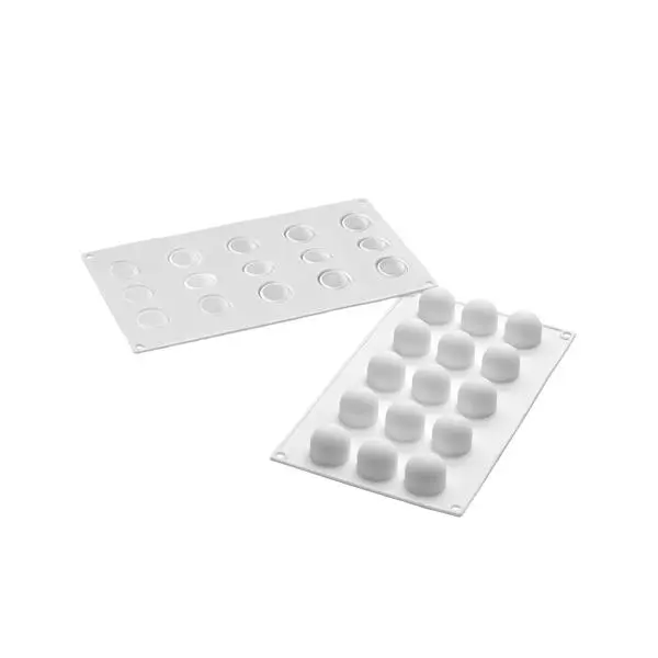 Форма для муссовых десертов Mini Truffles Silikomart (Мини трюфели) 15 шт по 20 мл, d 32 h 28 мм
